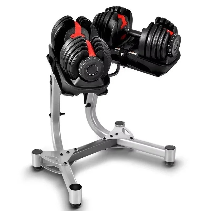 Adjustable Dumbbell Pair 40Kg - Zestaw hantli z 15-stopniową szybką regulacją,