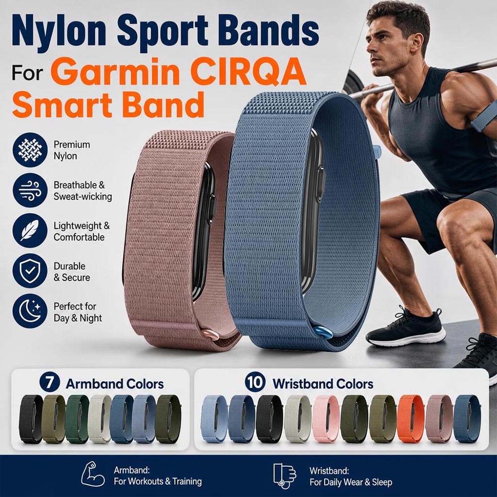 Resistance Bands Set With Handles - Wysokiej jakości tkany nylonowy pasek na