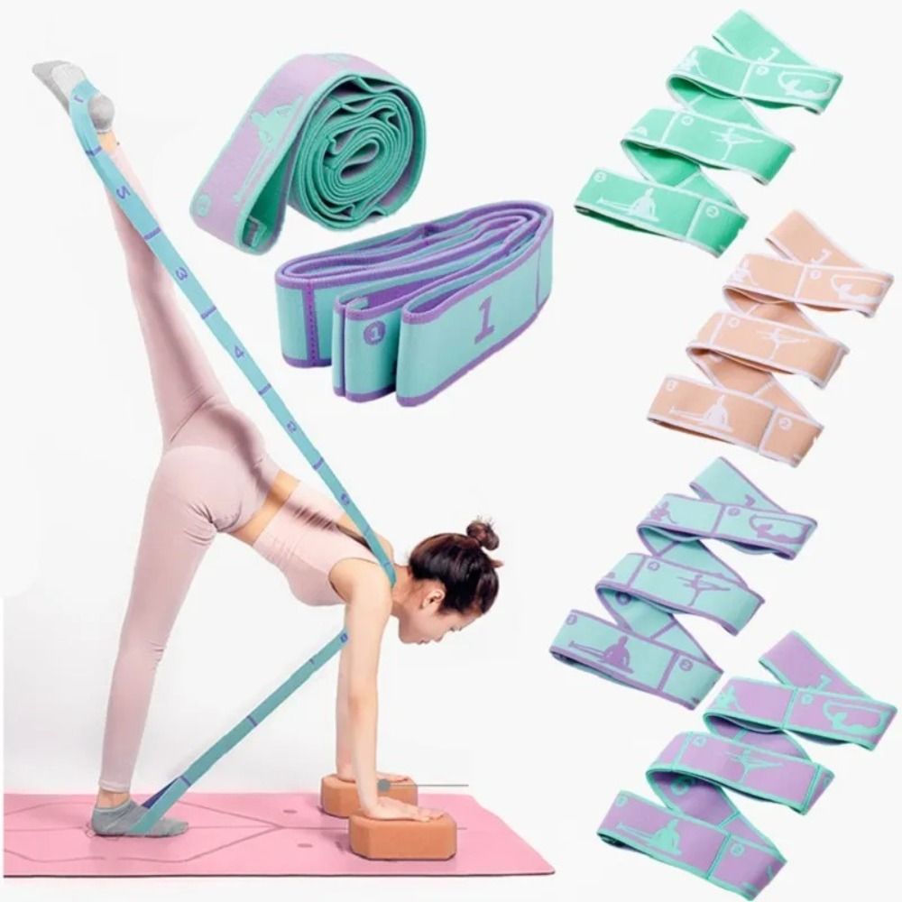 Resistance Bands Set With Handles - Elastyczne gumy do jogi, pas do