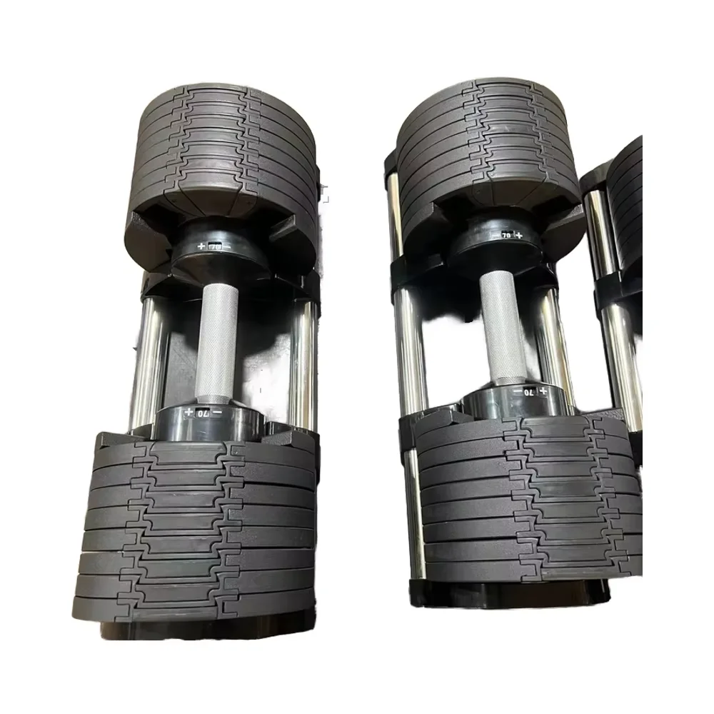 Adjustable Dumbbell Pair 40Kg - Regulowane hantle wolnostojące do treningu w
