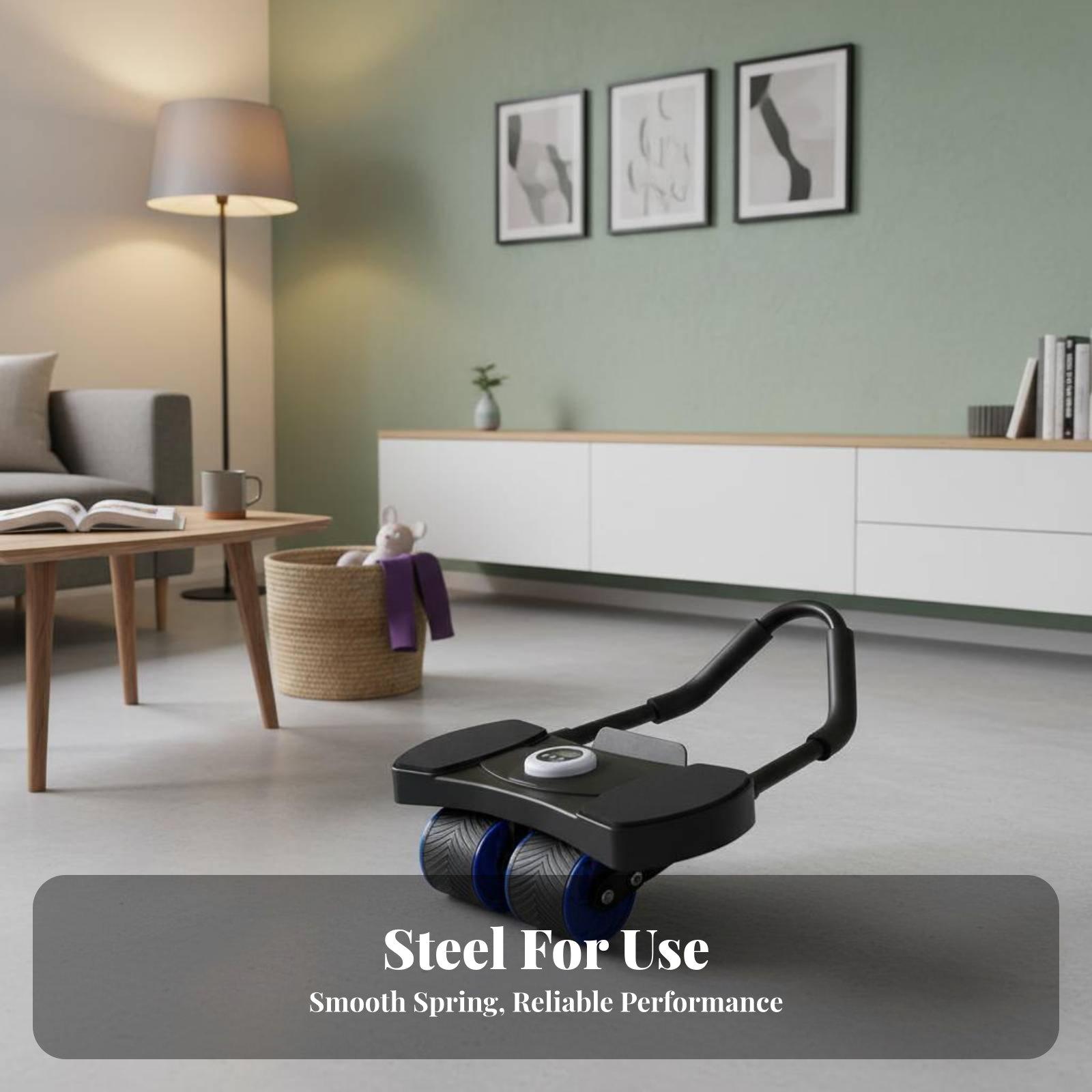 Podstawowy sprzęt do ćwiczeń:  – Ab Roller Wheel With Elbow Support recenzja i cena