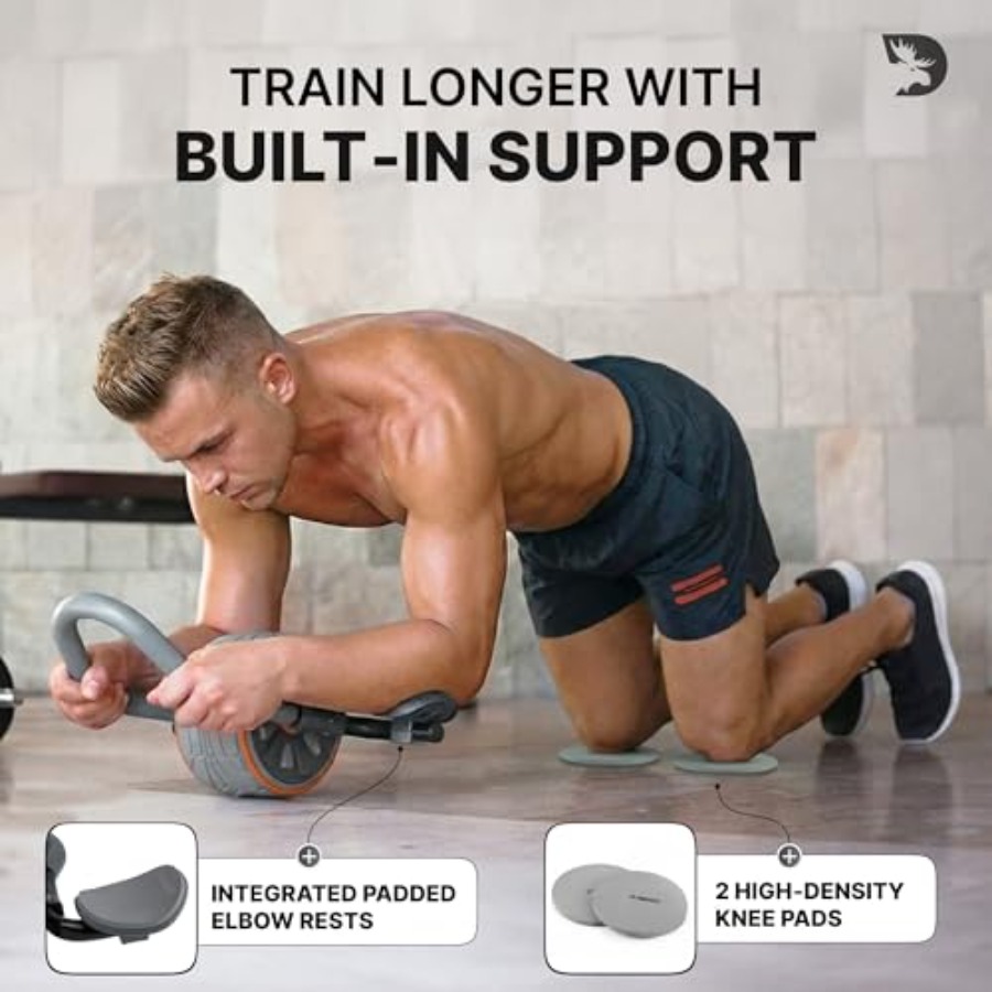 Kółko do ćwiczeń AB z podparci – Ab Roller Wheel With Elbow Support recenzja i cena