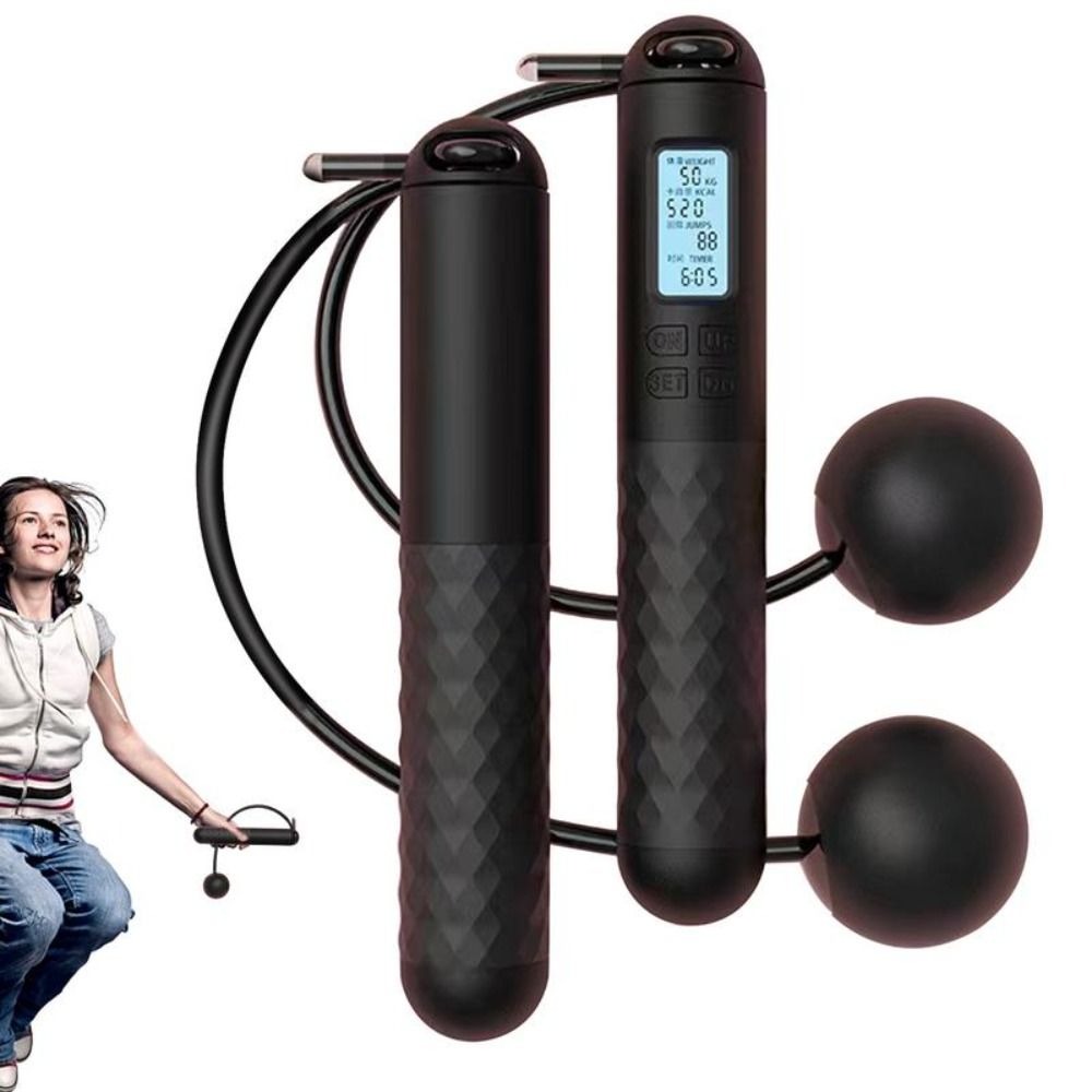 Praktyczna bezprzewodowa skaka – Smart Jump Rope Digital Counter recenzja i cena