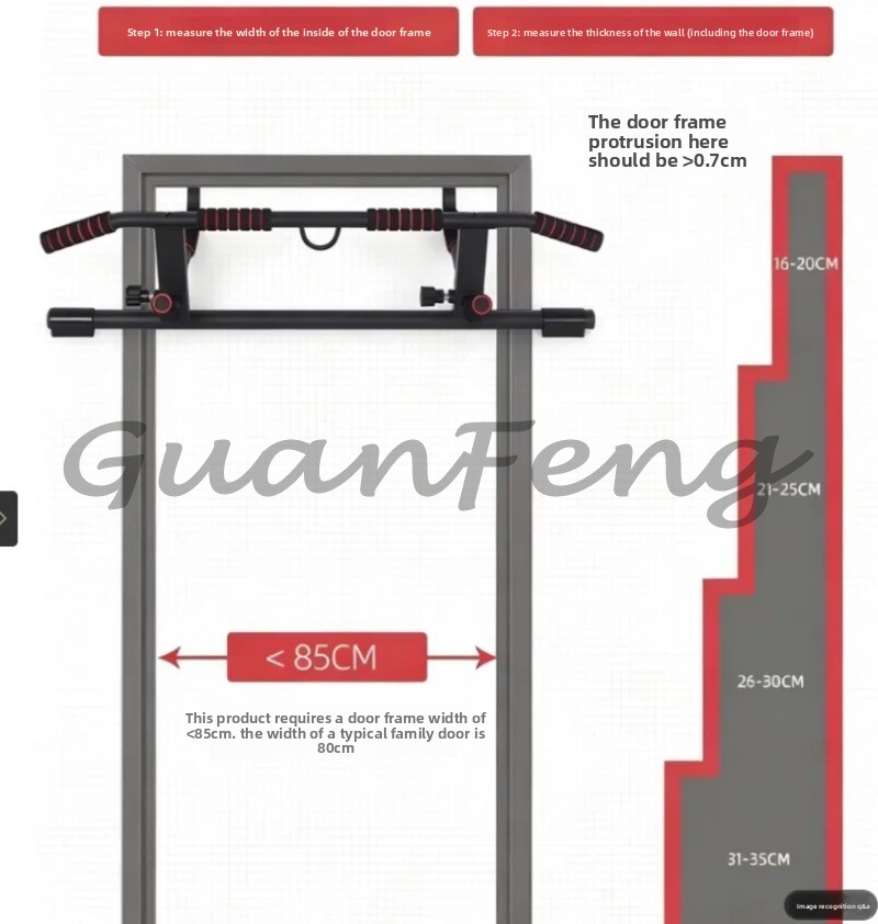 Drążek do podciągania bez śrub – Door Pull Up Bar No Screw recenzja i cena