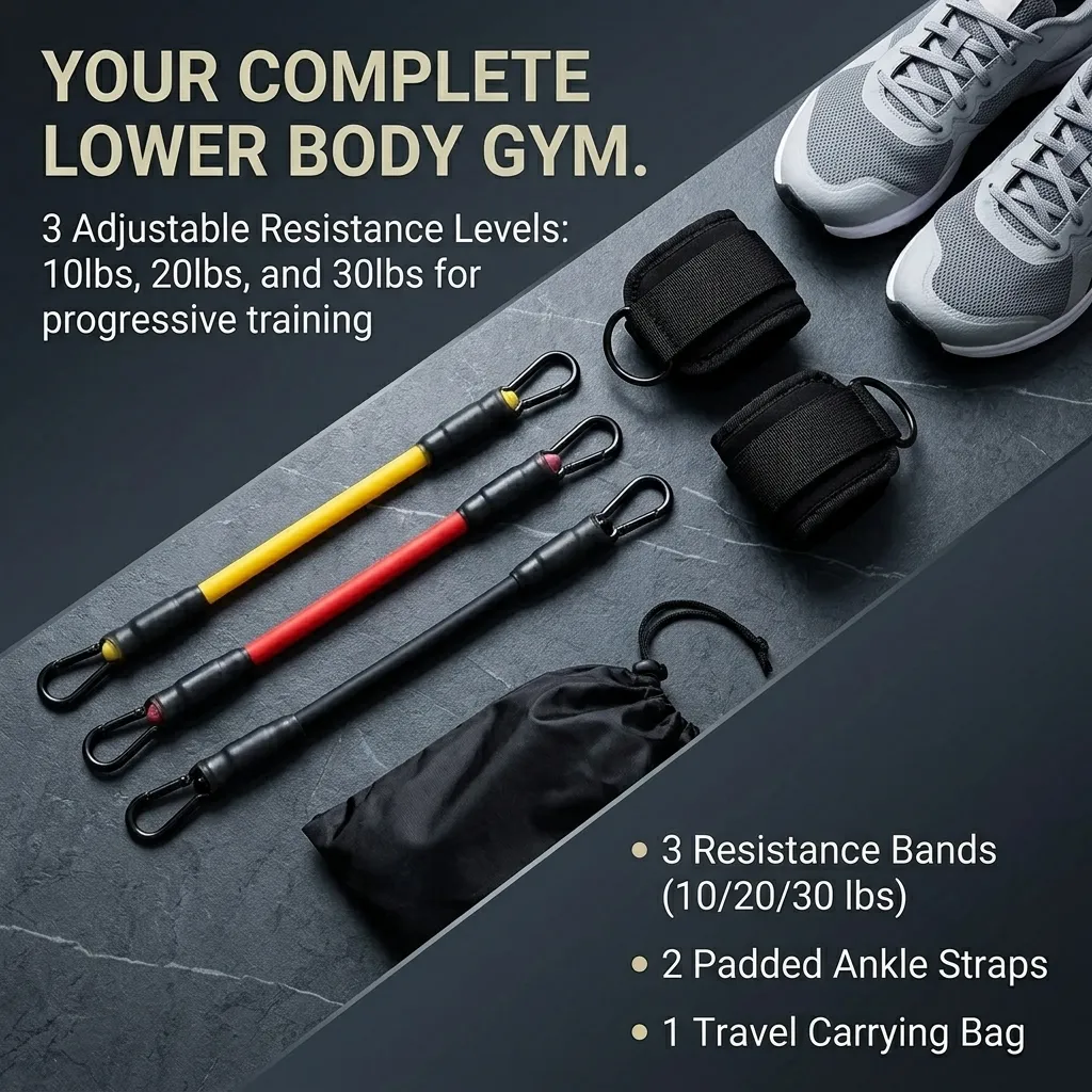5-częściowy zestaw taśm oporow – Resistance Bands Set With Handles recenzja i cena