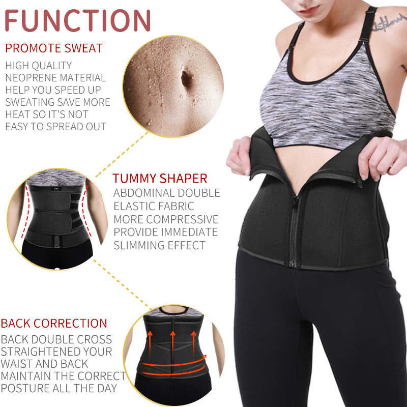 Pas wyszczuplający z neoprenu, – Sweat Waist Trainer Belt Neoprene recenzja i cena