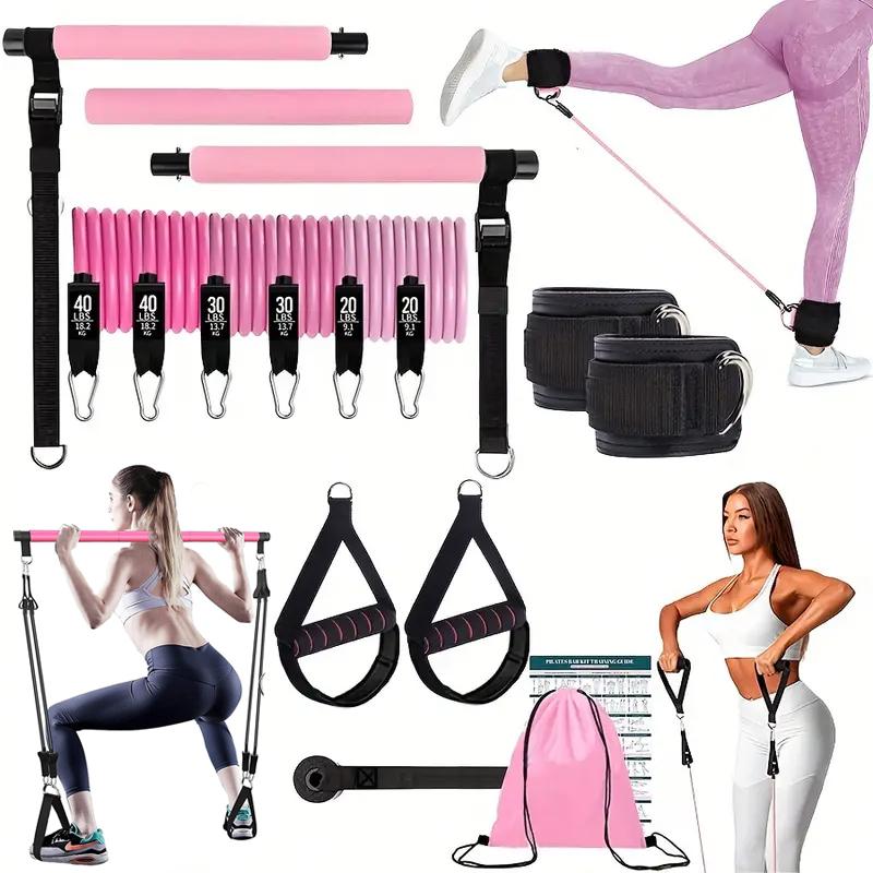 Wielofunkcyjny zestaw do pilat – Pilates Bar Kit With Resistance Bands recenzja i cena