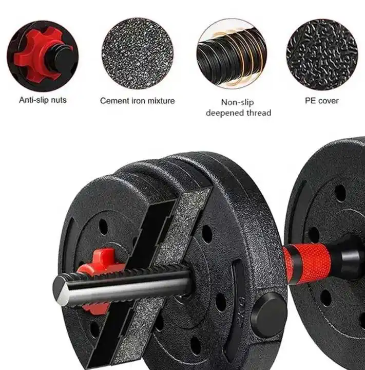 Regulowany zestaw hantli, para – Adjustable Dumbbell Pair 40Kg recenzja i cena