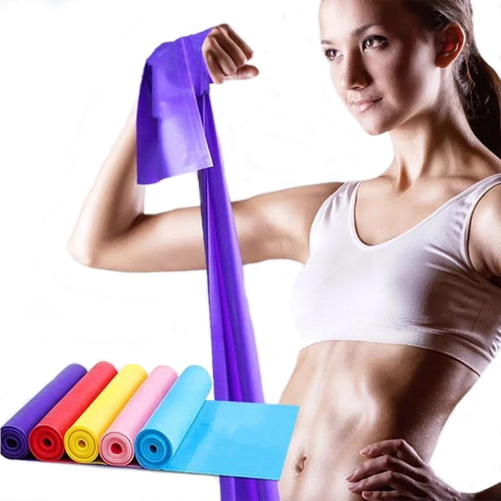 Elastyczne gumy do jogi, przen – Pilates Bar Kit With Resistance Bands recenzja i cena
