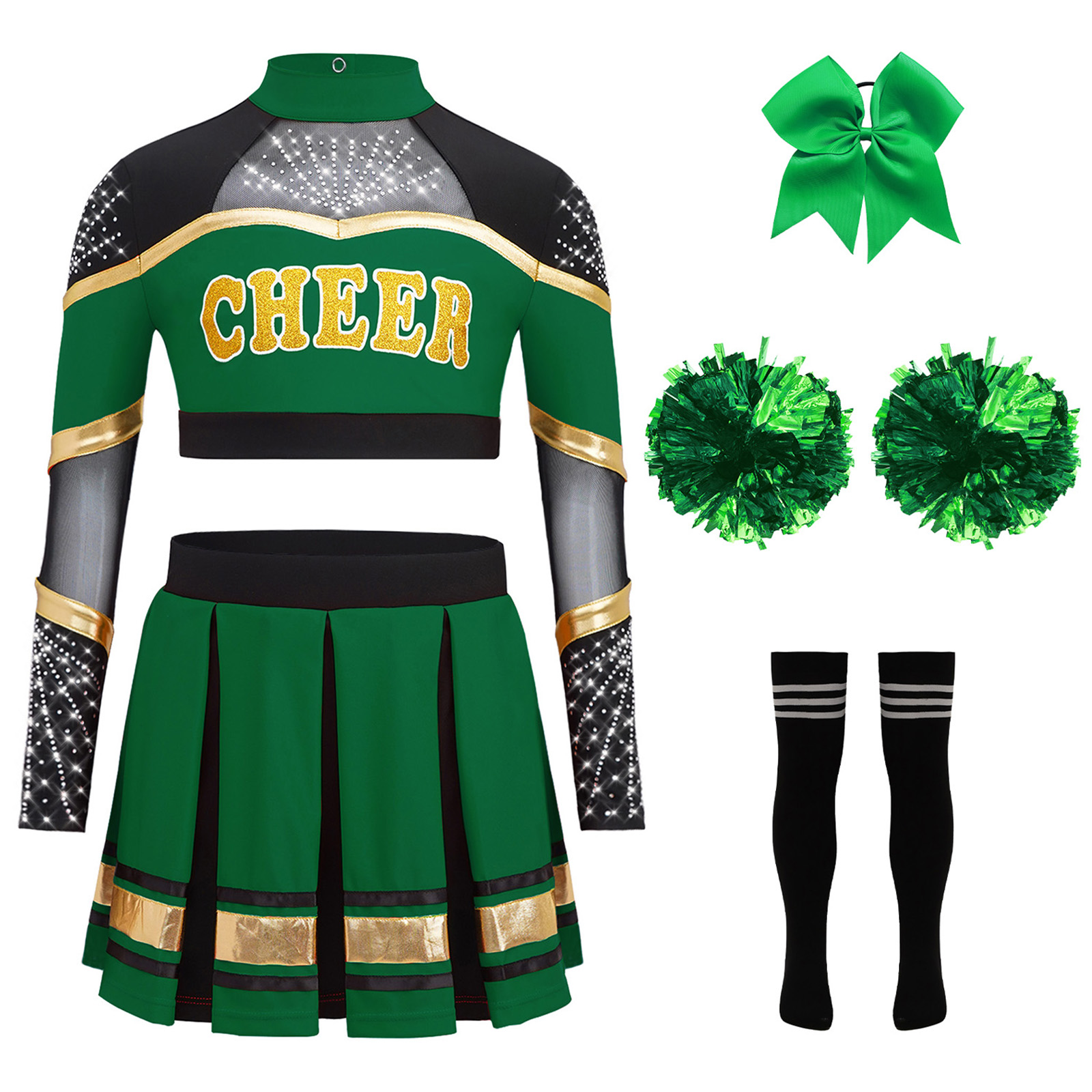 Strój cheerleaderki dla dziewc – Team Sports recenzja i cena
