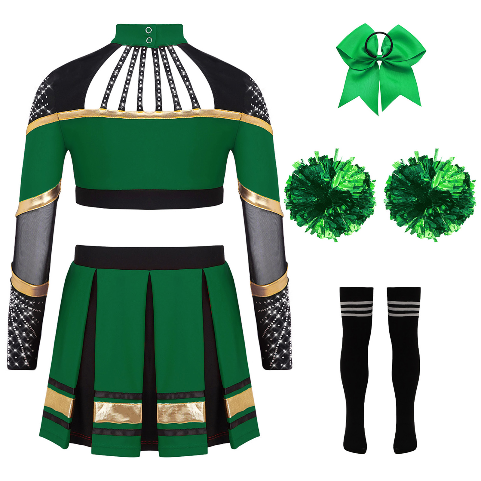 Strój cheerleaderki dla dziewc – Team Sports recenzja i cena
