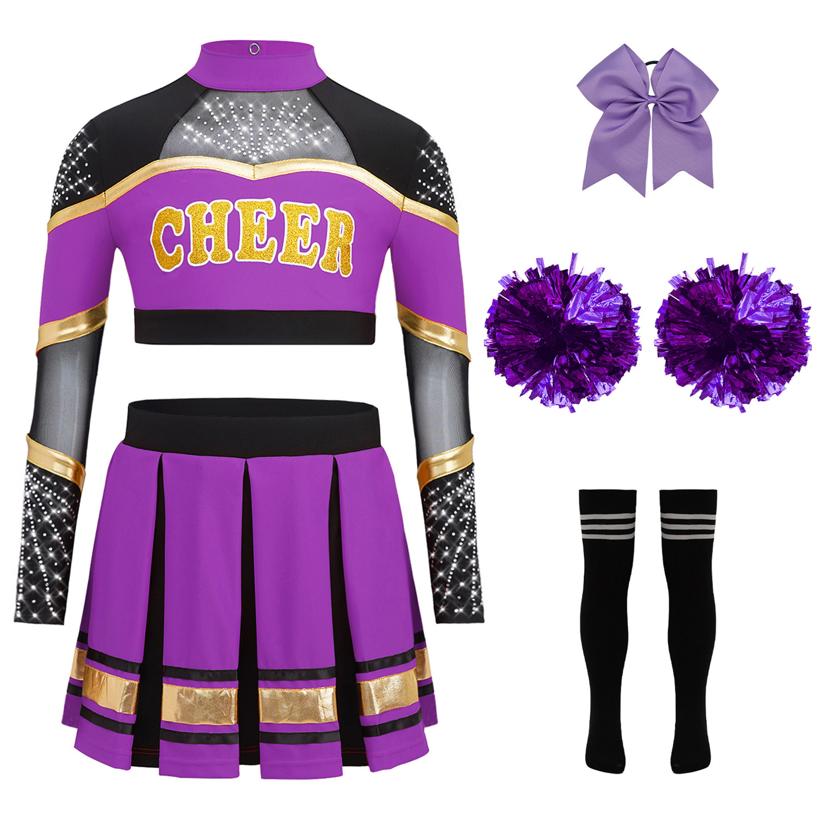 Strój cheerleaderki dla dziewc – Team Sports recenzja i cena