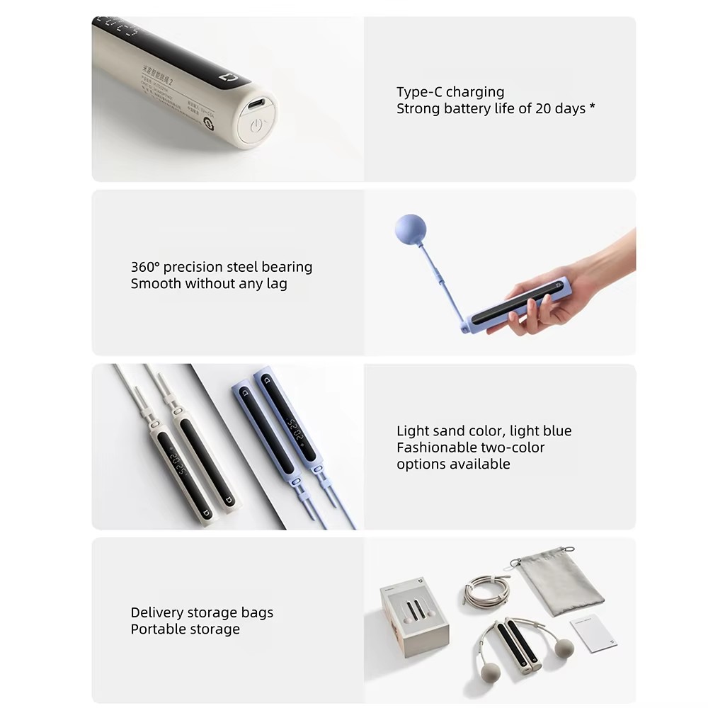 Xiaomi Mijia Smart Skipping Ju – Smart Jump Rope Digital Counter recenzja i cena